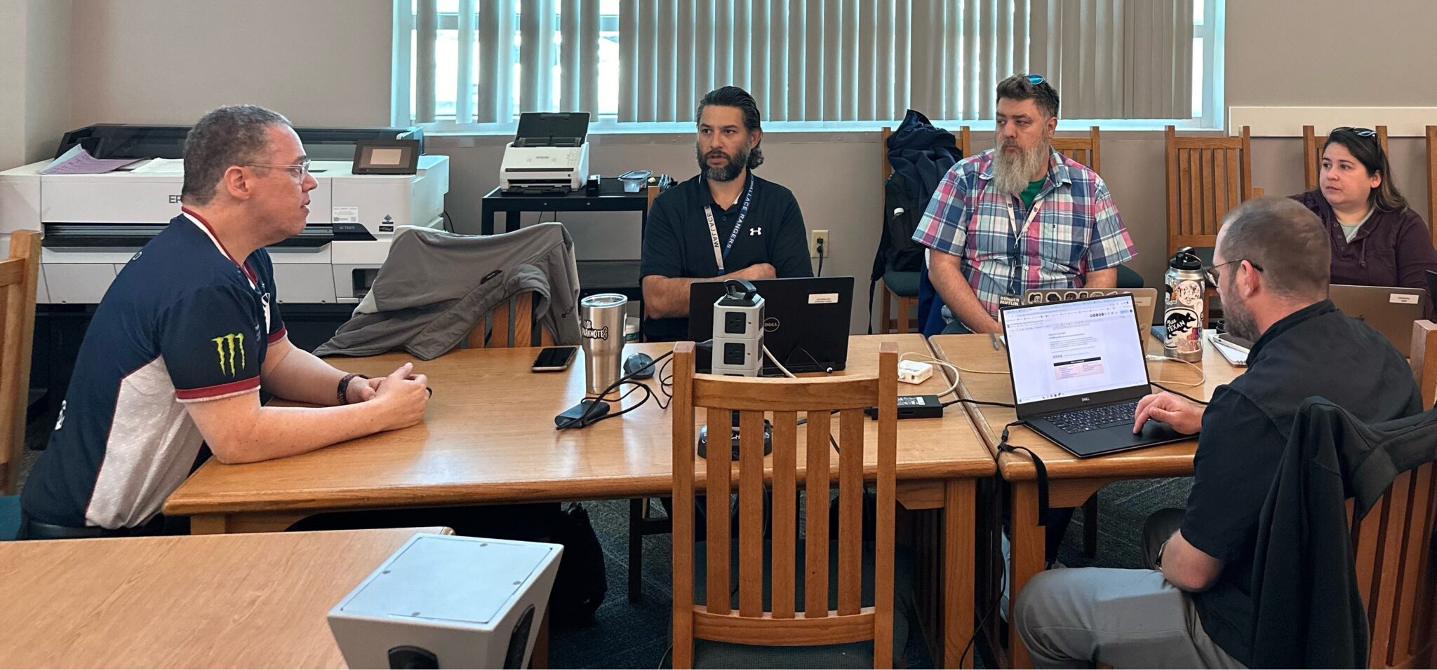 John McCarthy facilitates an esports implementation session with district stakeholders to support a sustainable plan.